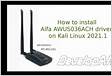 How to install AWUS036ACH Drivers and getting it running